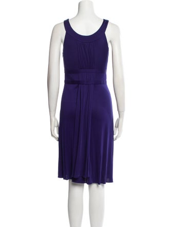 Moschino V-Neck Knee-Length Dress