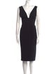 Moschino V-Neck Midi Length Dress