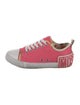 Moschino Leather Colorblock Pattern Sneakers