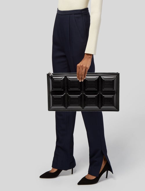 Moschino Patent Leather Clutch