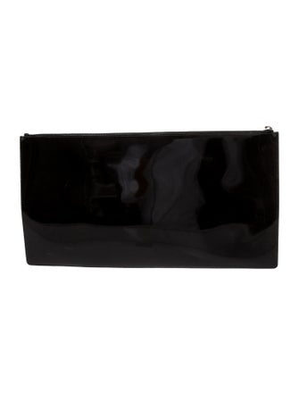 Moschino Patent Leather Clutch