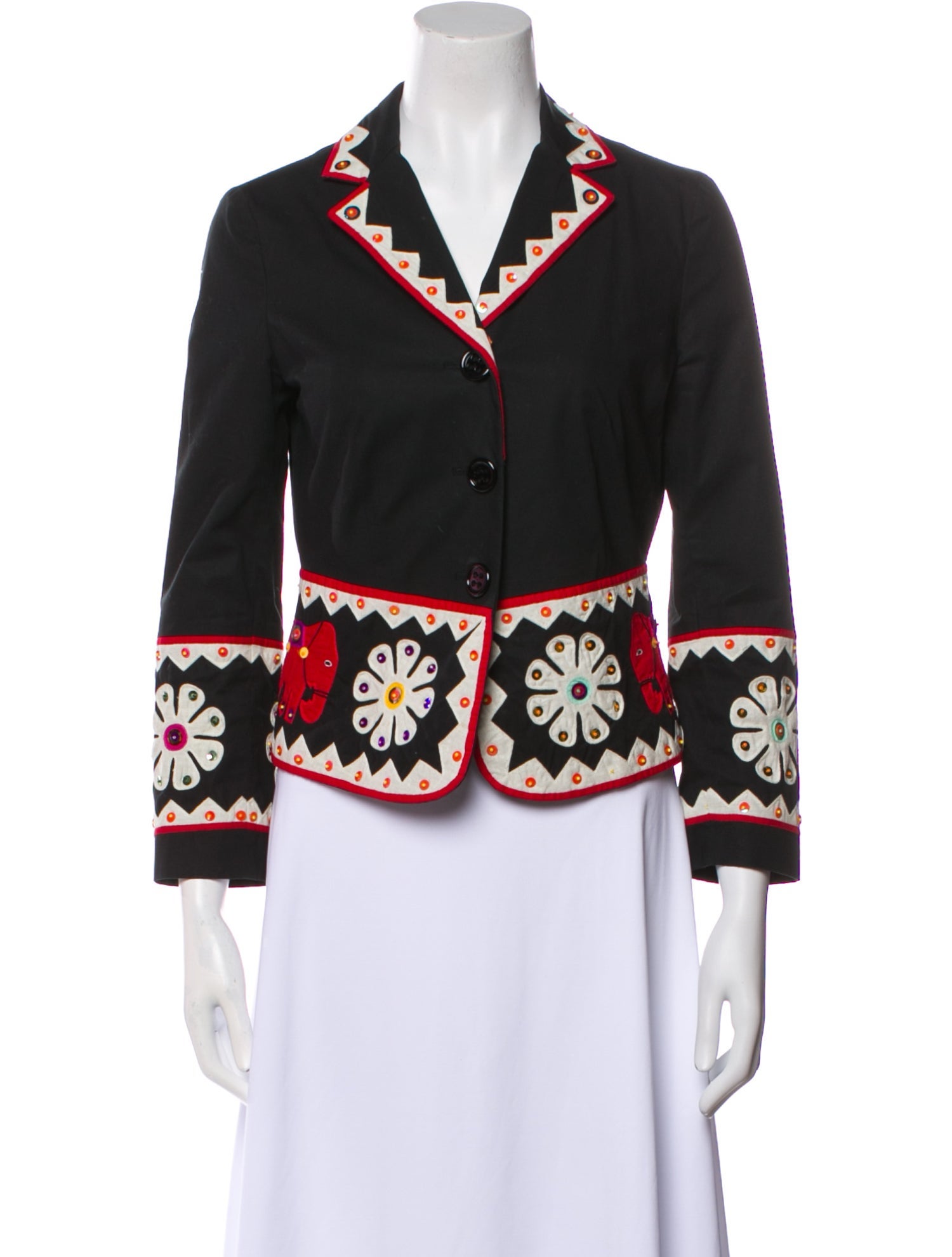 Moschino Floral Print Blazer