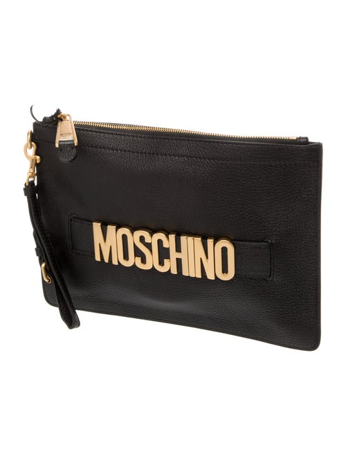 Moschino Leather Clutch