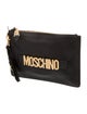 Moschino Leather Clutch