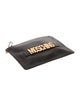 Moschino Leather Clutch
