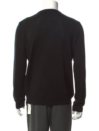 Moschino Printed Crew Neck Pullover