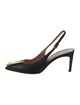 Moschino Leather Slingback Pumps