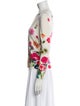 Moschino Virgin Wool Floral Print Sweater