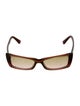 Moschino Square Gradient Sunglasses