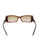 Moschino Square Gradient Sunglasses