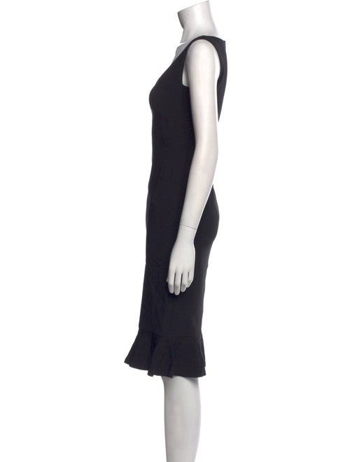 Moschino V-Neck Knee-Length Dress