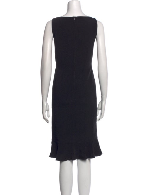 Moschino V-Neck Knee-Length Dress