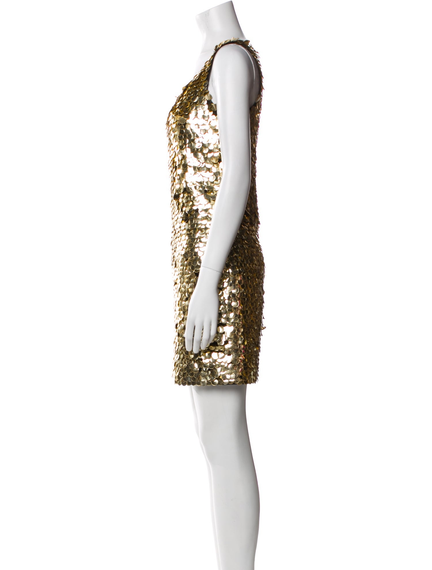 Moschino Scoop Neck Mini Dress