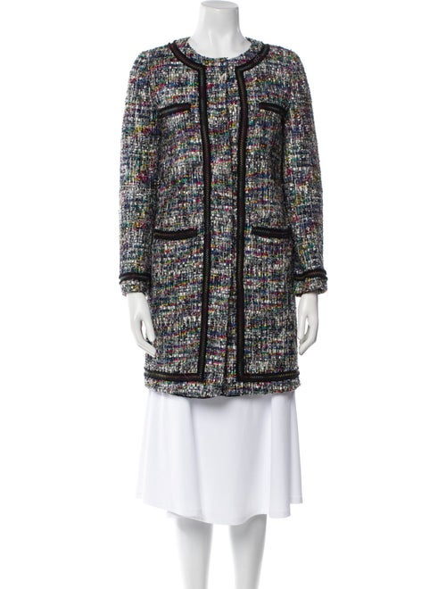 Boutique Moschino Nylon Tweed Pattern Jacket