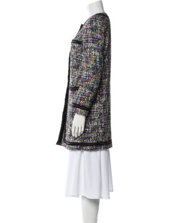 Boutique Moschino Nylon Tweed Pattern Jacket