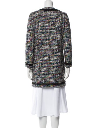 Boutique Moschino Nylon Tweed Pattern Jacket