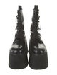 Moschino Leather Lace-Up Boots