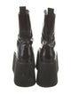 Moschino Leather Lace-Up Boots