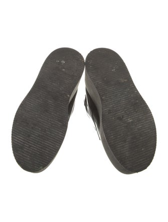 Moschino Leather Lace-Up Boots