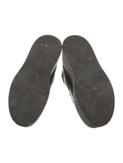 Moschino Leather Lace-Up Boots