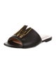 Moschino Leather Slides