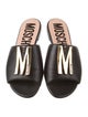 Moschino Leather Slides