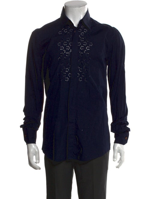 Moschino Long Sleeve Tuxedo Shirt