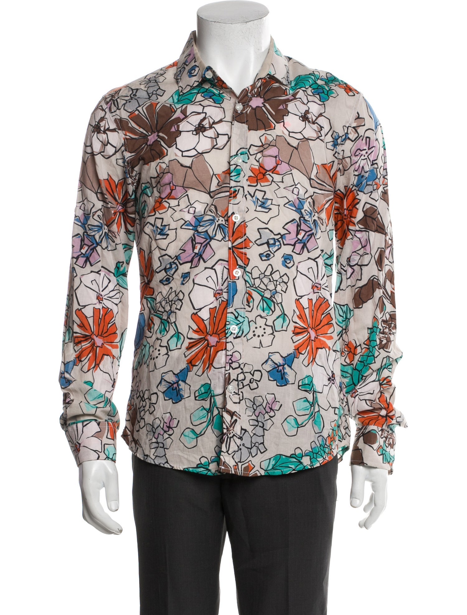 Moschino Printed Long Sleeve Shirt w/ Tags