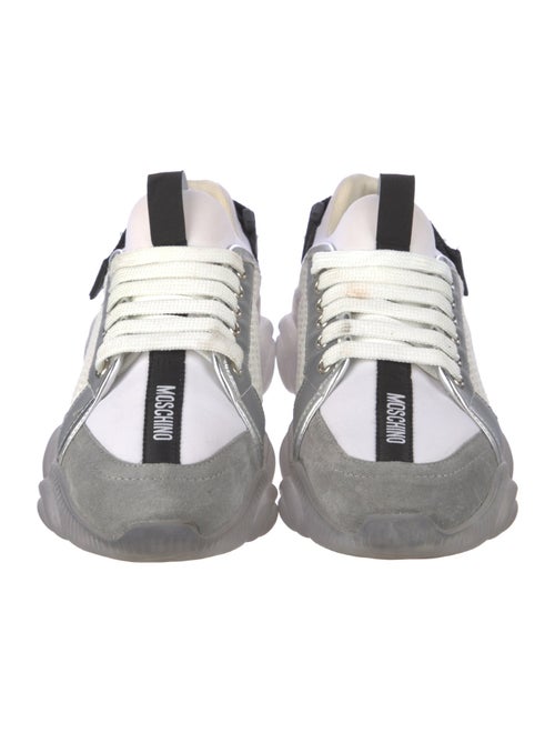 Moschino Mesh Colorblock Pattern Sneakers