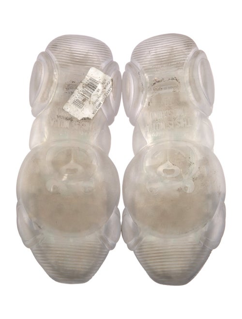 Moschino Mesh Colorblock Pattern Sneakers