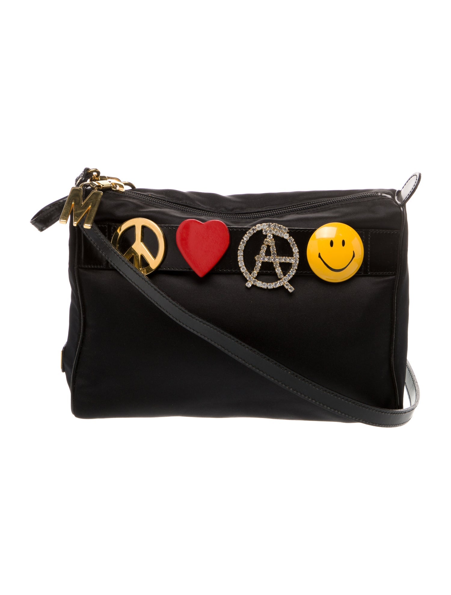 Moschino Satin Crossbody Bag