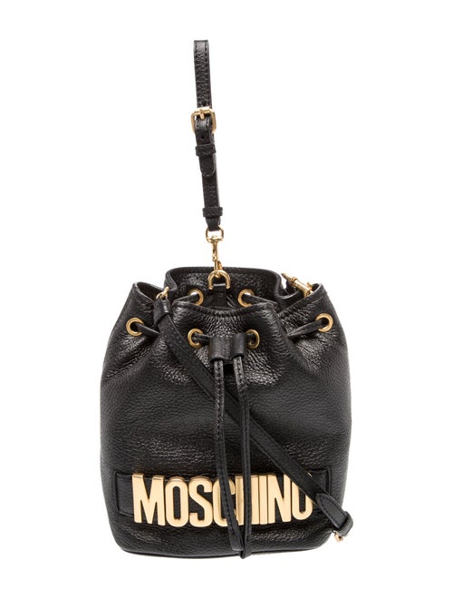 Moschino Leather Bucket Bag