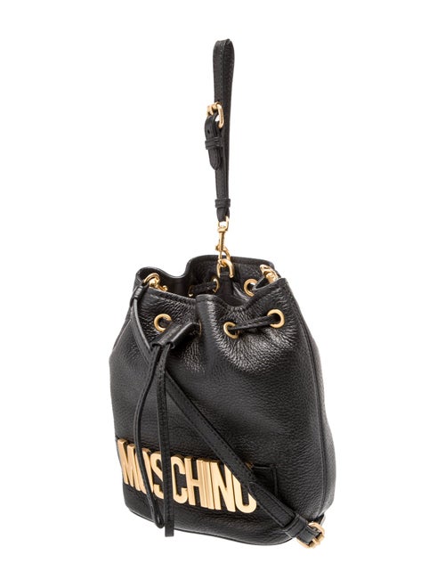Moschino Leather Bucket Bag