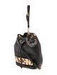 Moschino Leather Bucket Bag