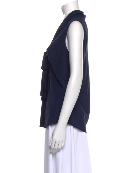 Moschino Silk V-Neck Top