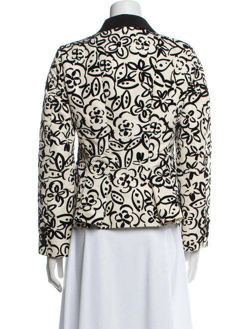 Moschino Floral Print Blazer
