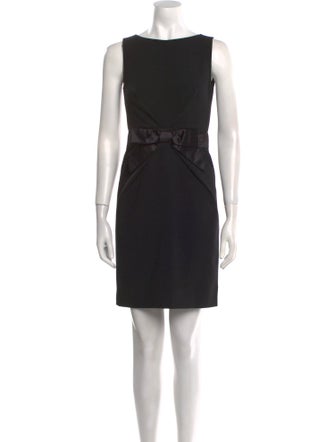 Moschino Bateau Neckline Mini Dress