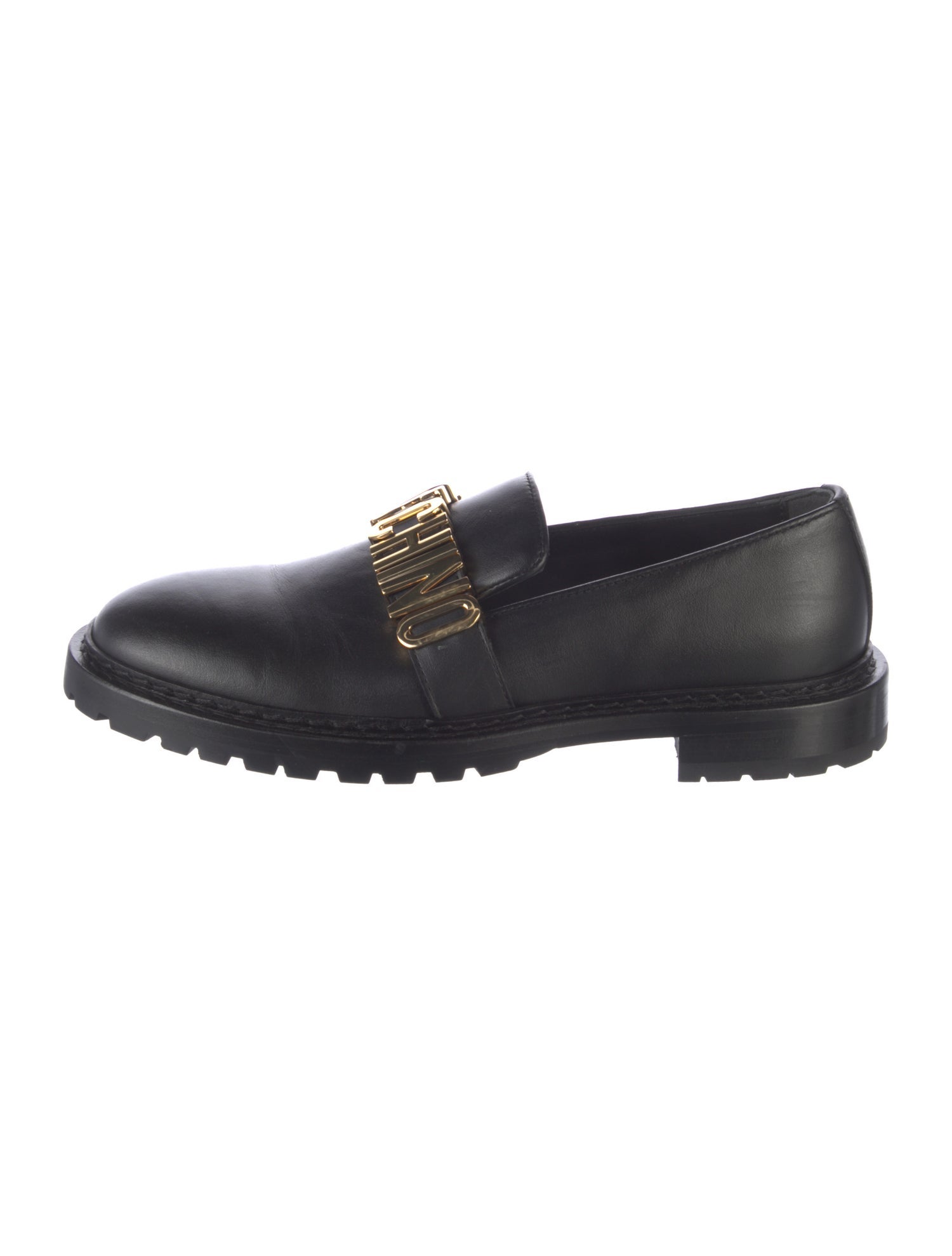 Moschino Leather Loafers