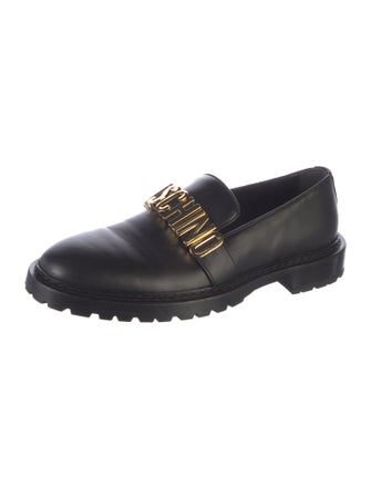 Moschino Leather Loafers