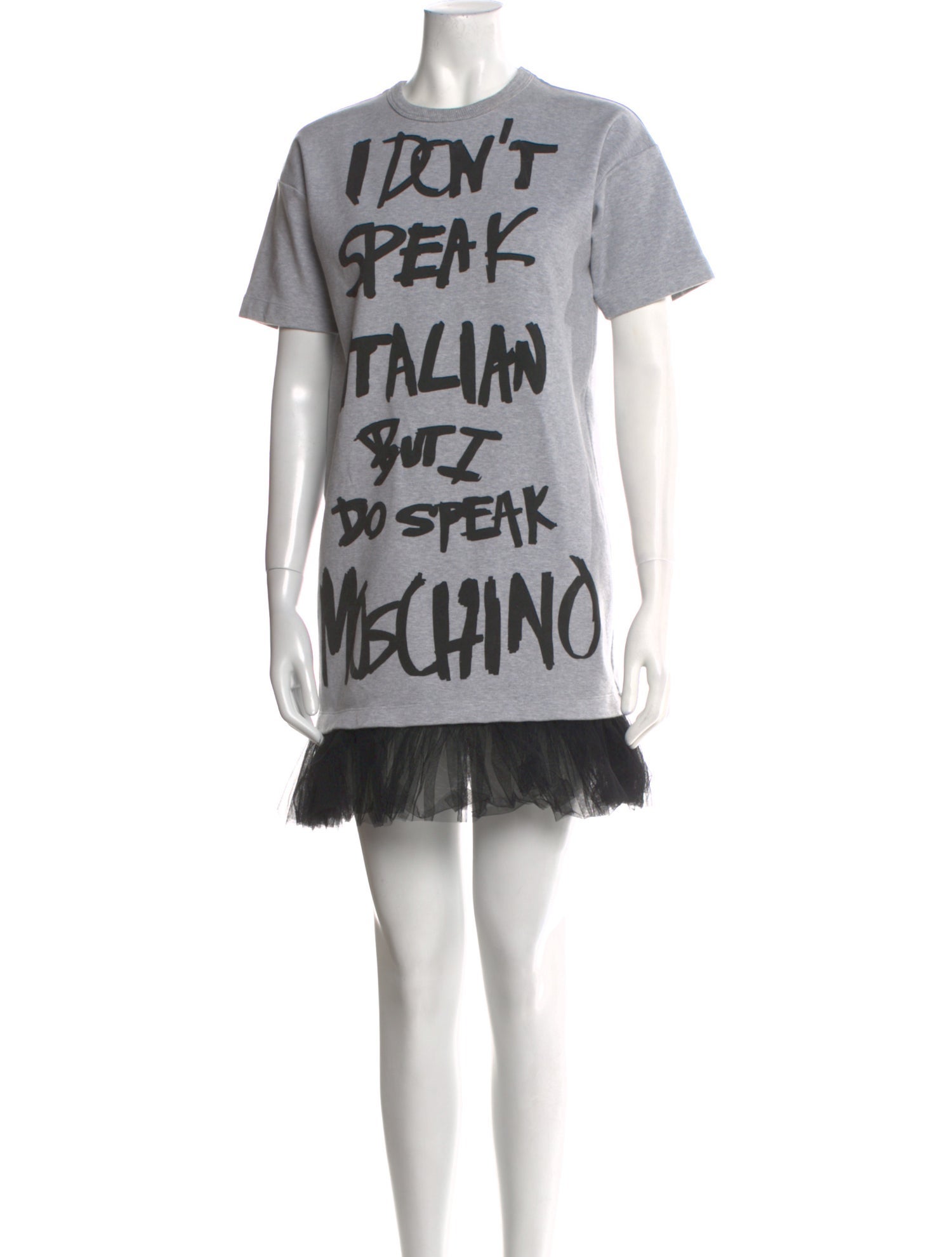 Moschino Graphic Print Mini Dress