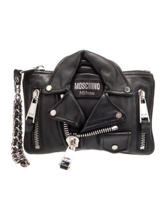 Moschino Leather Suitcase