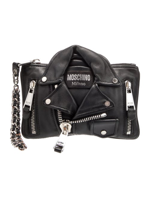 Moschino Leather Suitcase
