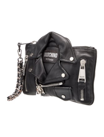 Moschino Leather Suitcase