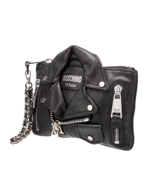 Moschino Leather Suitcase