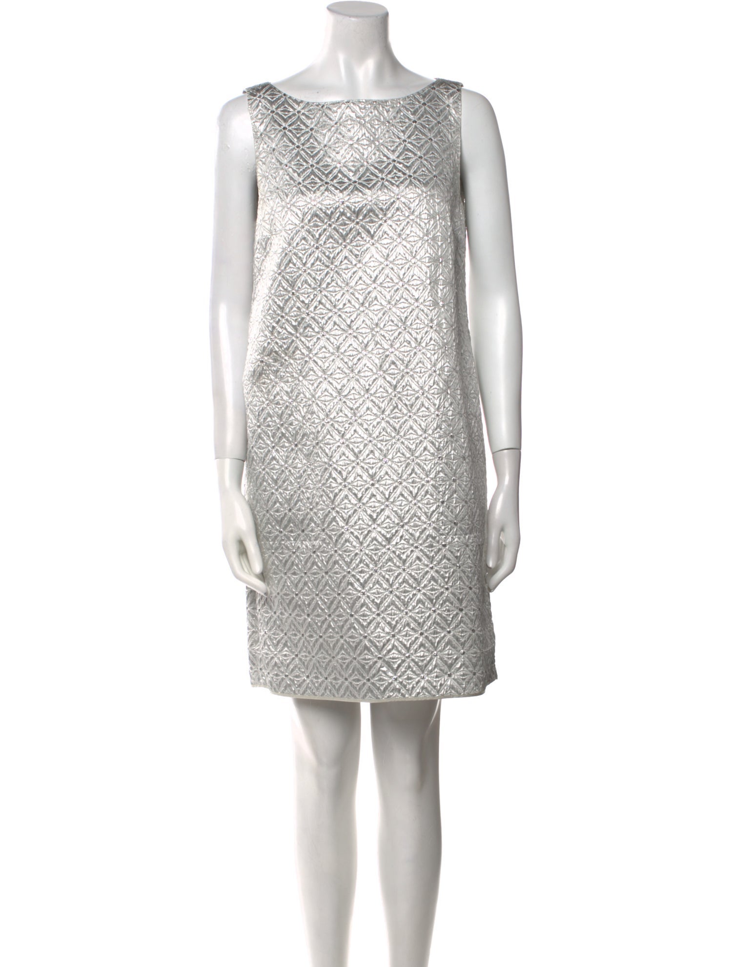 Moschino Bateau Neckline Mini Dress