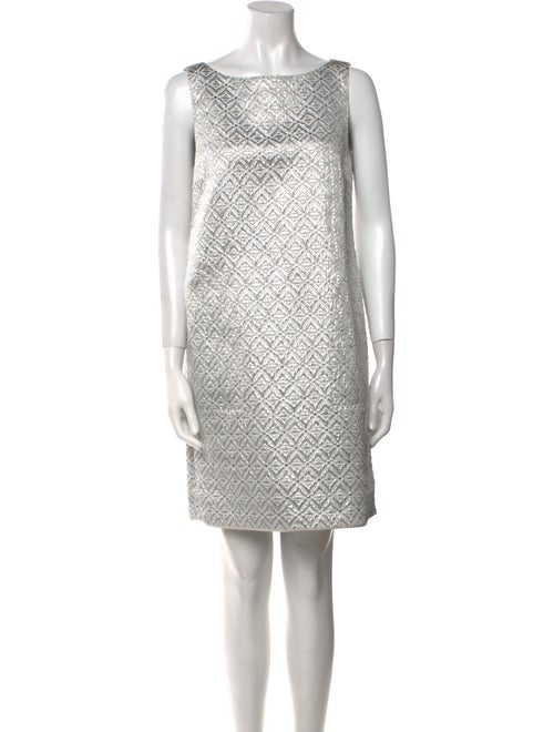 Moschino Bateau Neckline Mini Dress