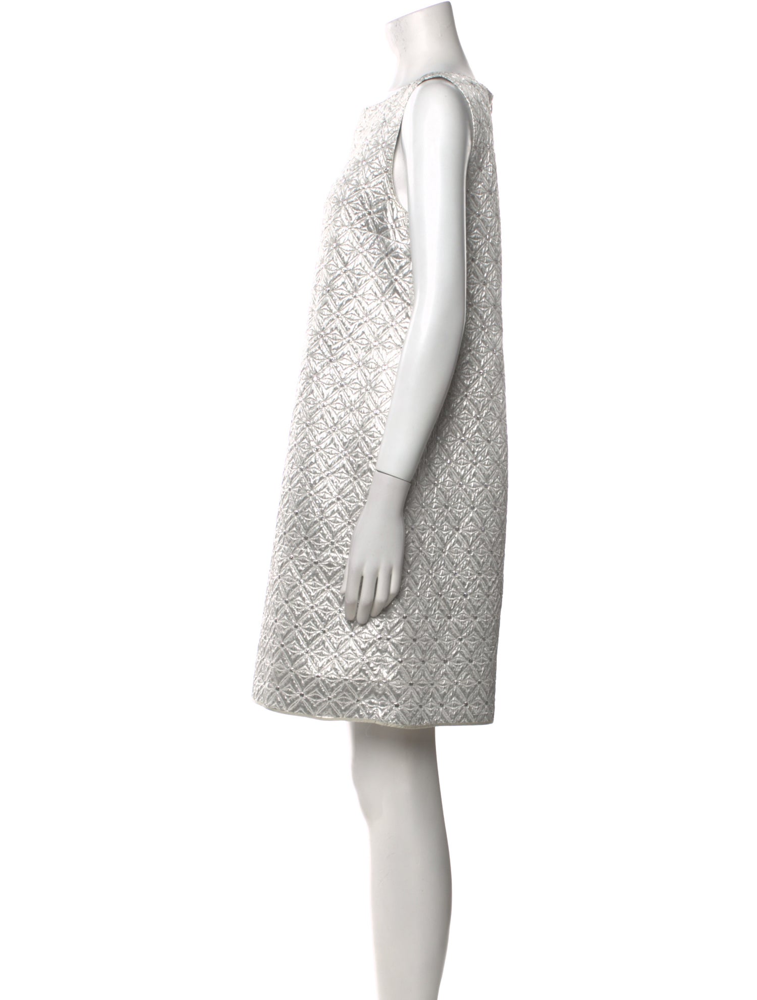 Moschino Bateau Neckline Mini Dress