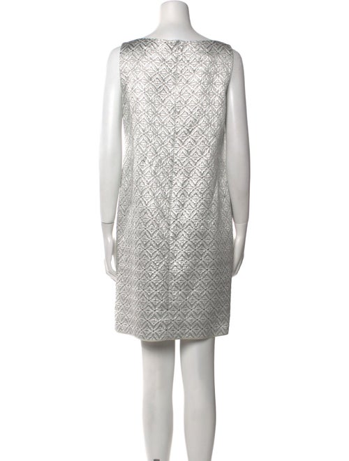 Moschino Bateau Neckline Mini Dress