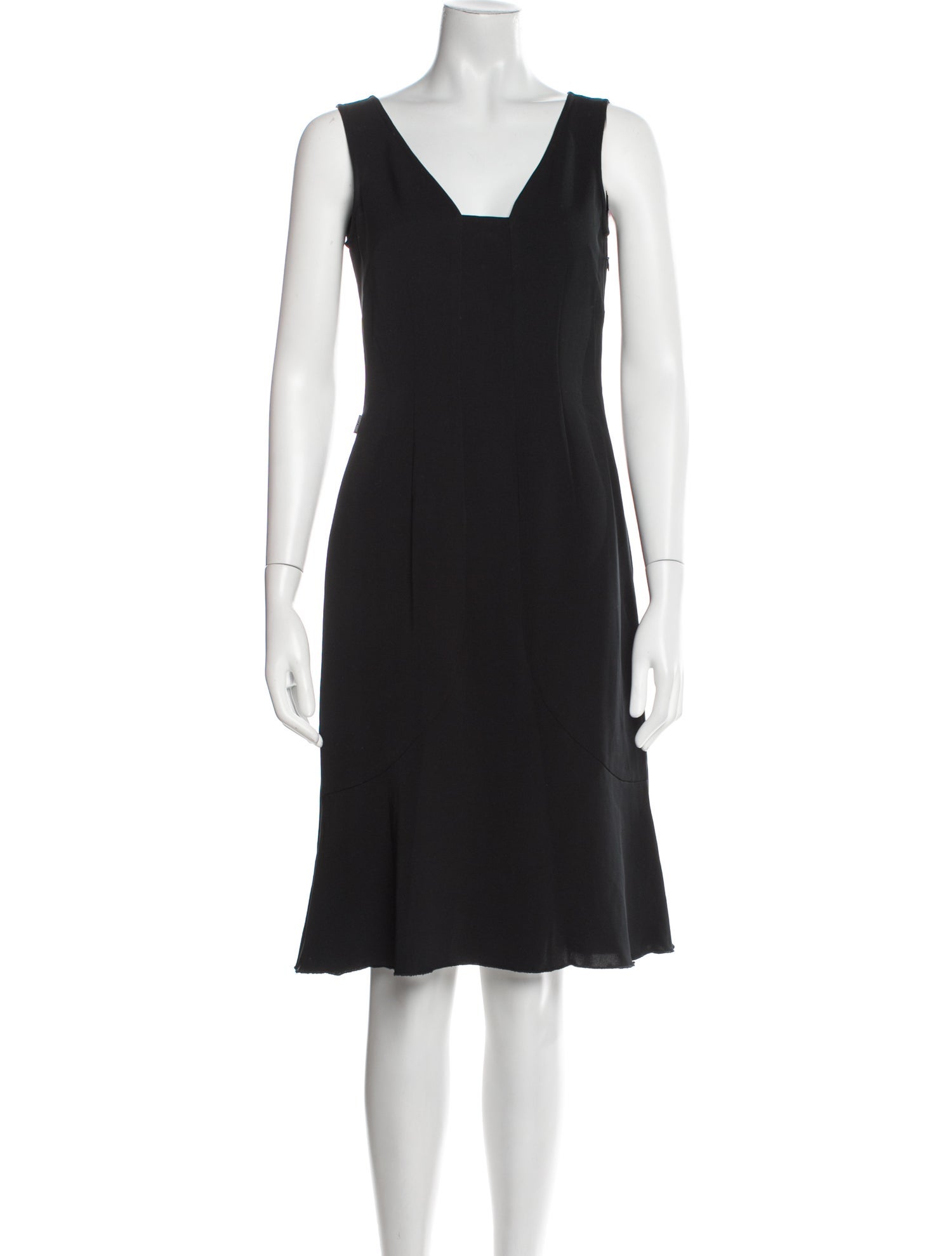 Moschino Square Neckline Knee-Length Dress