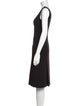 Moschino V-Neck Midi Length Dress